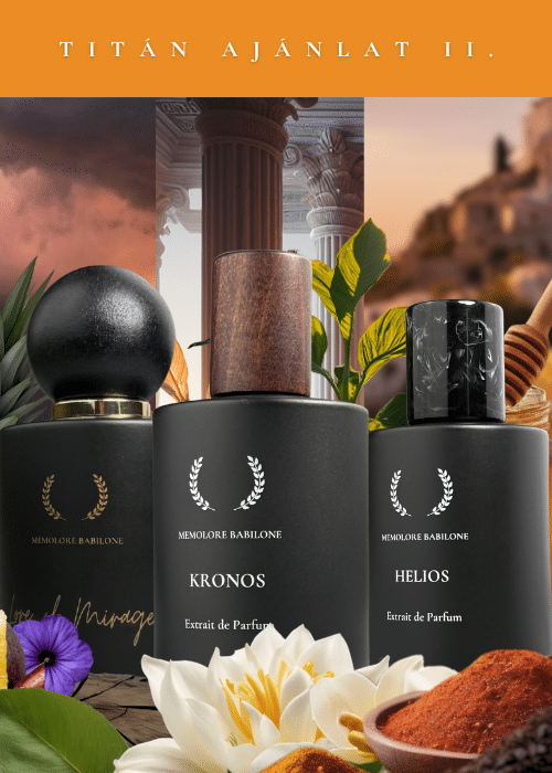 Akcio 64 Titán ajánlat II. - Helios 50ml + Lore of Mirage 50ml + Kronos 50ml
